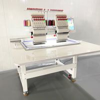Double têtes 9/12/15 aiguilles ordinateur 400*450mm plat broderie machinehat machine à broder couture machine à broder
