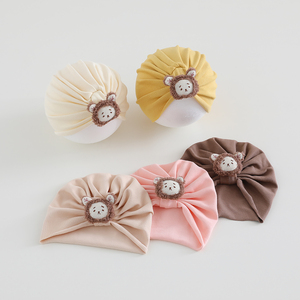Infant <strong>Newborn</strong> Korean Style Printed Cotton <strong>Sun</strong> Visor <strong>Hat</strong> 44-52cm with Adjustable Strap Four Seasons Quick-Dry Breathable Unisex - Product Image 2
