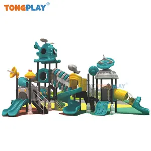 야외 놀이터 장비 놀이 어린이 놀이 공원 엔터테인먼트 놀이 플라스틱 슬라이드 상업용 판매