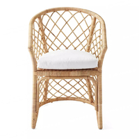 Fauteuil de jardin en rotin tressé moderne, chaise longue de luxe pour le loisir