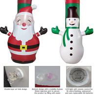 Décorations en forme d'arche de Noël personnalisées OEM Décorations d'hiver à LED pour jardin extérieur et pelouse pour décoration de Noël