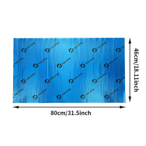 2mm * 460mm * 800mm paneles acústicos marca Aslong ButyI alfombrilla de amortiguación de sonido de goma almohadilla de absorción de impacto amortiguación de sonido de coche - Product Image 4