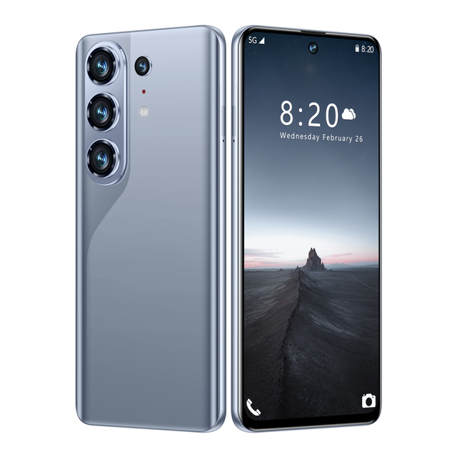 C50 16G+1TB 7.3 Inch 5G Smartphone Android 15 Celulares Dual SIM Wi-Fi Enabled LED Display Cheap Telephone New Hot Sale