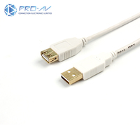 Kabel Ekstensi USB 2.0/Tipe-c Pria ke Wanita 1/3/5 Meter Kabel Ekstensi Komputer Koneksi Pengisian Cepat Kabel Data