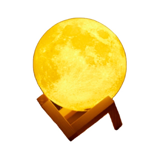 16 Colors Warm and Cold Light Moonlight 3D Moonlight Touch Lamp Led Moon Light Led Moonlight