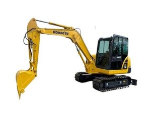 Mini-excavatrice hydraulique Komatsu PC56 d'occasion du Japon, 5 tonnes, à chenilles, prix abordable, faible nombre d'heures, à vendre - Product Image 1