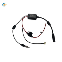 Kontec Autoradio FM DAB + Amplificateur de signal numérique avec installation sur support d'antenne
