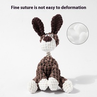 Jouet en peluche pour animaux de compagnie, écologique, de haute qualité, résistant et durable, en forme d'animaux de dessin animé, qui couine, pour les animaux qui mâchent agressivement