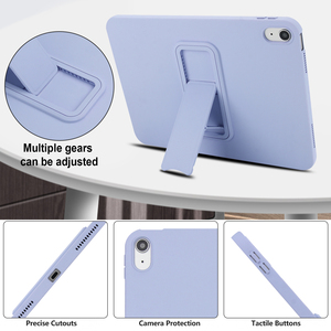 Support Pliant Portable Ajusté Béquille Antichoc Cas pour <span class=keywords><strong>iPad</strong></span> Air 4 5 6 7 Pad11 2025 A16 Doux TPU Peau Tactile Tablette Couverture - Product Image 6