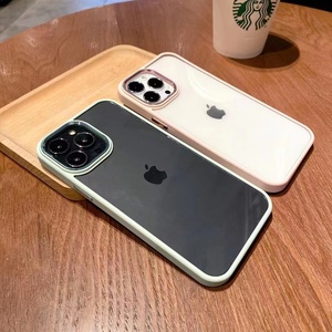 Custodia protettiva antiurto trasparente per fotocamera in metallo di lusso per <span class=keywords><strong>iphone</strong></span> 13 <span class=keywords><strong>Pro</strong></span> <span class=keywords><strong>Max</strong></span> 13 <span class=keywords><strong>12</strong></span> <span class=keywords><strong>12</strong></span> <span class=keywords><strong>Pro</strong></span> <span class=keywords><strong>Max</strong></span> 11 <span class=keywords><strong>Cover</strong></span> trasparente di colore <span class=keywords><strong>rosa</strong></span> - Product Image 6