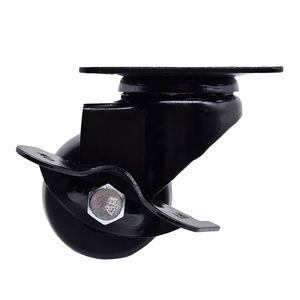 ล้อเลื่อนแบบหมุนได้ขนาด 2 นิ้ว รับน้ำหนักได้ 80 กก. พร้อมลูกปืน ออกแบบศูนย์ถ่วงน้ำหนักต่ำ พร้อมเบรก สำหรับใช้งานในอุตสาหกรรม - Product Image 4