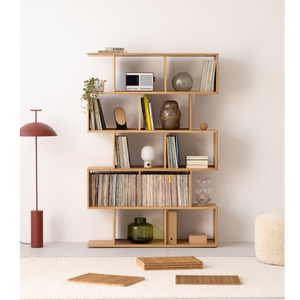 <span class=keywords><strong>Meubles</strong></span> chauds polyvalents et multifonctionnels parfaits <span class=keywords><strong>pour</strong></span> les <span class=keywords><strong>disques</strong></span> vinyle décor de meuble de livres en bois étagère en bois de chêne massif - Product Image 4