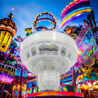 60Mm Caméléon Amusement Ride Ampoule Cabochon Étanche Rgb E14 Fairground Light