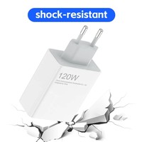 Adaptador de Corriente Ultra Rápido para PC, Ecológico y Resistente al Fuego, 120W, Dorado (US/EU), Certificado QC3.0/PD, 5V/3A, Carga Rápida para Teléfonos Móviles