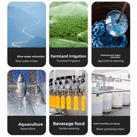 Garten-Meerwasser-Tauchpumpe Automatische Kunststoff-Bodensaugpumpe 110V/127V Geräuscharme Wasserpumpe 7L/min