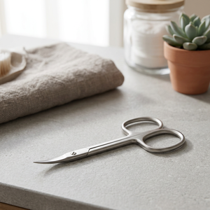 Custom Branding Sharp Stainless Steel 9cm Cuticle Scissors Long-Lasting Nail Care Nipper Tower Tip Manicure <b>Pedicure</b> <b>Set</b> Made - Product Image 2