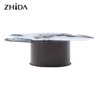 Nouveau design table centrale à bon prix pour les tables basses en verre du salon