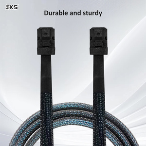 Mini SAS HD SFF 8643 to SFF 8643 Server Data Connection Cable for RAID Controller HBA HDD <strong>SSD</strong> Storage 0.5M 1M - Product Image 4