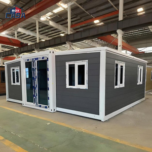 サンドイッチパネルから作られたソーラールーフエネルギーシステム付き40ftコンテナハウスモジュラー3ベッドルームスチールヴィラ - Product Image 5