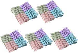 20 clips duraderos y ecológicos para toallas de playa, ganchos grandes de plástico a prueba de viento para colgar ropa, para uso doméstico en armarios, flexibles - Product Image 4