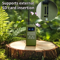 Offre d'usine : Lecteur MP3 de chasse avec télécommande, batterie intégrée 3000 mAh, sons d'appel d'oiseaux personnalisables avec logo, pour la chasse aux oiseaux