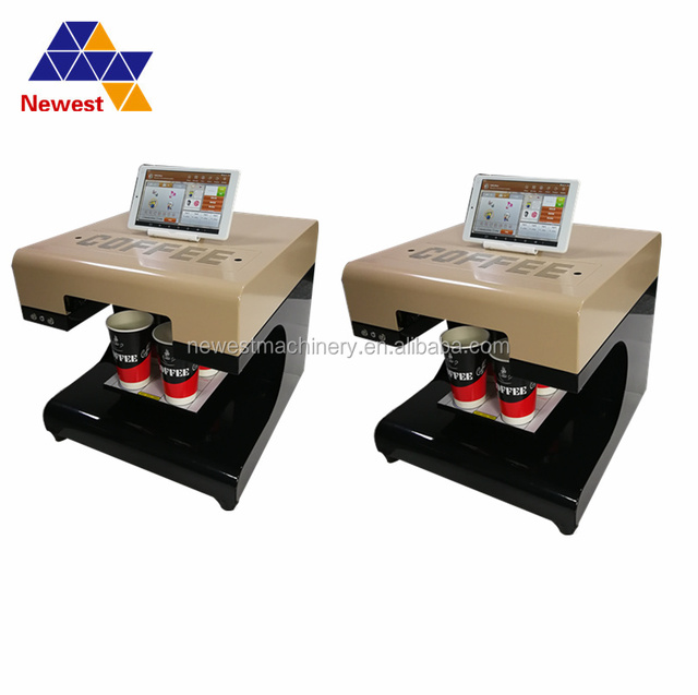 Macaron Cake Photo Printing Machine 3d Coffee Printer Latte Art Coffee Printer