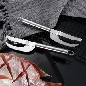 Stainless Steel Fish Scaler Gill Remover Gutting Tool Kitchen Utensil For Seafood Prep - Product Image 1