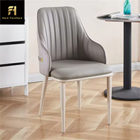 Chaises de restaurant de luxe modernes, motif diamant, chaises de salle à manger en métal, accoudoirs personnalisables, chaises de salle à manger courtes et élégantes