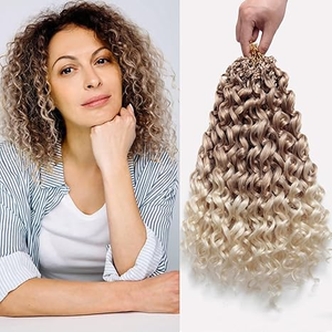 Tresses courtes bouclées Goddess Box Braids, tresses au crochet pré-bouclées <span class=keywords><strong>pour</strong></span> coiffures naturelles - Product Image 4