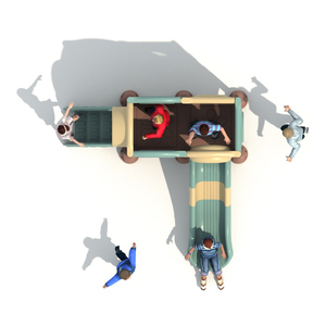 Nhà Sản Xuất Bán Tùy Chỉnh Gia Đình Phiêu Lưu Tất Cả Các Nhựa Trượt Loạt Cho Nhà Trampoline Công Viên Trẻ Em Của Sân Chơi Thép Kim Loại - Product Image 3