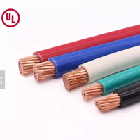 Cable Eléctrico THHN THWN de 600V, 2.0mm, 3.5mm, 30mm, 50mm, 250mm