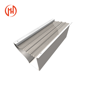 6063 T5 alüminyum Metal yaprak Guard çatı yağmur oluk koruyucu delikli çatı koruma çatı yağmur oluk koruyucu - Product Image 2