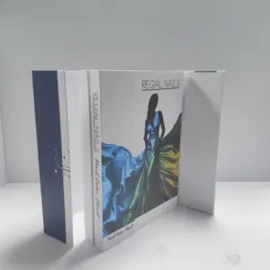 नाखून रंग कार्ड प्रदर्शन नमूना किताब नाखून बॉक्स उच्च अंत एम्बेडेड नाखून पॉलिश गोंद रंग प्लेट