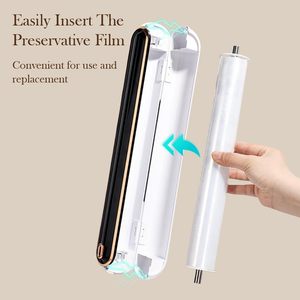 Dispensador de Papel Film Premium, Organizador de Envoltorios de Cocina con Corte sin Esfuerzo, Soporte Multifuncional Reutilizable para Papel Film - Product Image 6