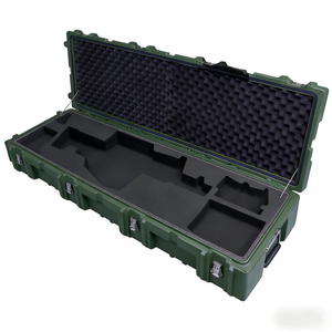 Boîte de transport rotomoulée, ensemble de boîtes à outils pour l'électricité et la mécanique, matériaux bruts LLDPE, grande boîte à outils rotomoulée - Product Image 1