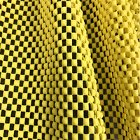 Filet moussant en PVC antistatique tissu à mailles spéciales treillis carré mousse de PVC tissu antidérapant en stock