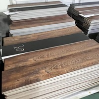 Lantai SPC PVC Gaya Baru Langsung dari Pabrik, Tekstur Batu Tiruan, Kualitas Komersial, Tahan Api, Tahan Air
