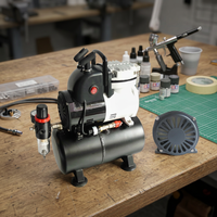 Compresseur d'air miniature AF189 pour la peinture sur modèle et le tatouage