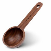Ensemble d'ustensiles en bois d'acacia, cuillères de cuisine naturelles faites à la main pour ustensiles de cuisson antiadhésifs, spatule, cuillère ajourée, cuillère à soupe