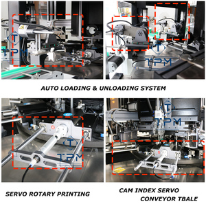 Tpm thương hiệu cometic nước hoa tự động <span class=keywords><strong>3</strong></span> màu chai nhựa Logo UV lụa Màn hình máy in - Product Image 5