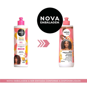 Salon Line - SOS Cachos Mel E Oleo de Argan-500Ml cache Ativator (16.9FlOz - Product Image 3