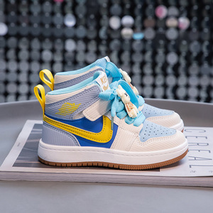 Nuove Sneakers Personalizzate per Bambini con Suola in Gomma Morbida Antiscivolo, Scarpe <span class=keywords><strong>da</strong></span> Skate Alte per Bambini, Scarpe Sportive per Ragazzi - Product Image 5