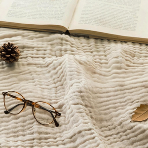 Giường Ném Chăn Mềm Cotton Sofa Chăn Trọng Lượng Nhẹ Thoáng Khí Giường Ném Trang Trí Đồng Bằng Dệt Chăn Sang Trọng Ném Chăn - Product Image 1