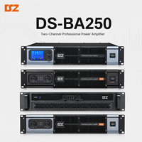 Amplificateur de puissance professionnel à double canal 10V OEM 2U pour montage en rack, 2*250W, pour sonorisation en direct et système PA
