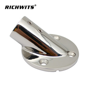Precio de fábrica Hardware marino Acero inoxidable 316 Base de riel redondo de 30 grados para barco Yate - Product Image 2