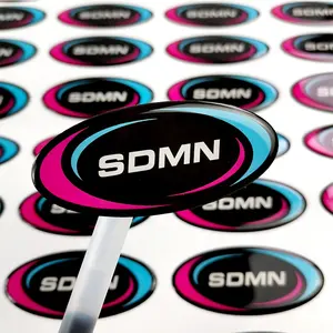 High Quality Custom 3d Label Printing Gel Stickers Clear Epoxy Resin Crystal Dome Stickers