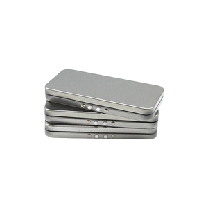 Latas de Metal Rectangulares Reciclables para Preenvasado, Latas de Metal con Cierre a Prueba de Niños - Product Image 2