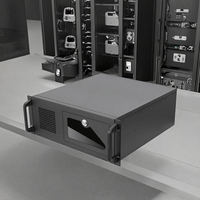 Fabricación de 19 pulgadas 2U 4U Servidor de aluminio Rack Case Chasis LOGO Estilo ATX personalizado con ventilador para equipos de red y gabinetes de PC