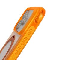 Étui magnétique de luxe avec support anneau dissimulé compatible iPhone 18 17 Pro Max, coque givrée antichoc avec airbag