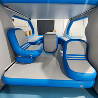 Freboard Nouveau Design Motor Hausboot Bateau Électrique Gonflable Jouet Bateau de Luxe à Énergie Solaire Ponton Villa Aquatique Bateau de Plaisance Flottant